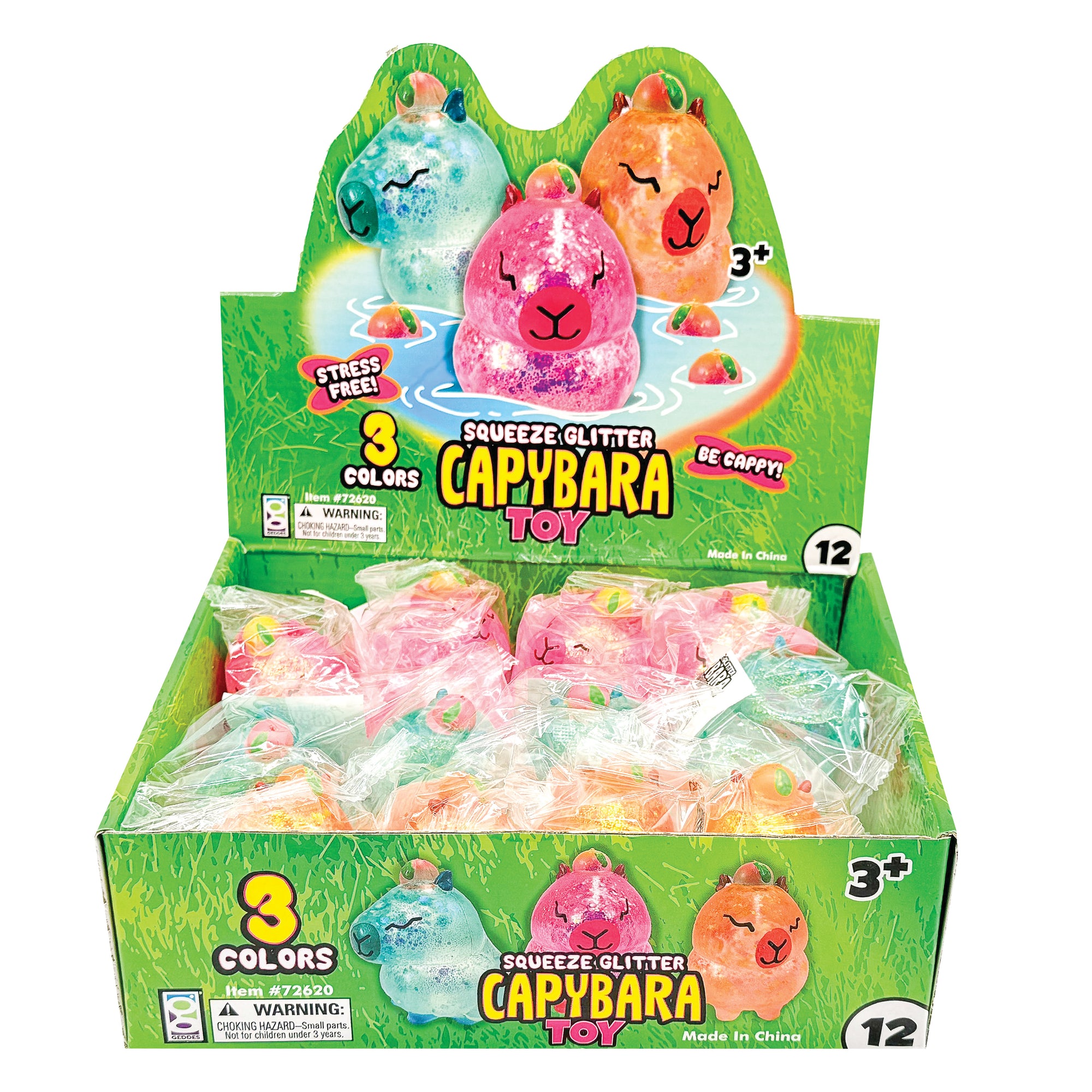 Capybara Glitter Squeeze Toys