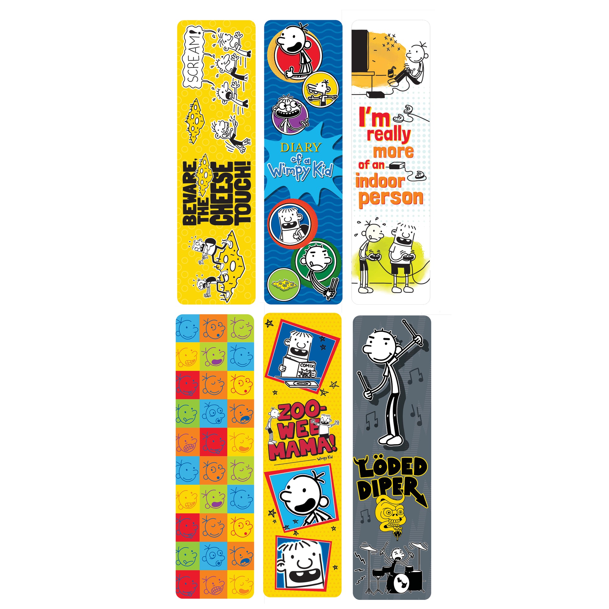 Diary of a Wimpy Kid Bookmarks