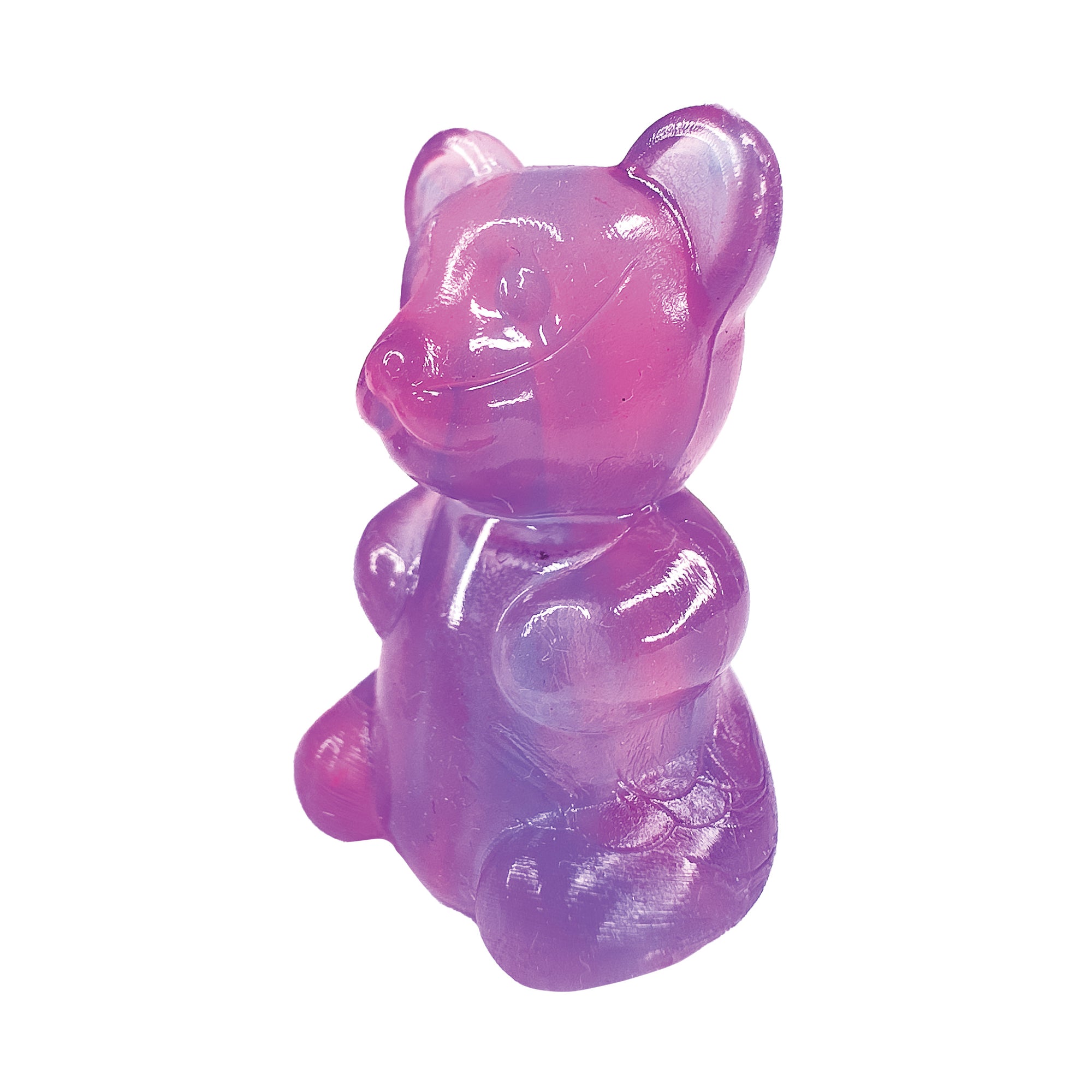 Scented 2-Color Gummy Bear Pencil Toppers - 24 per tub