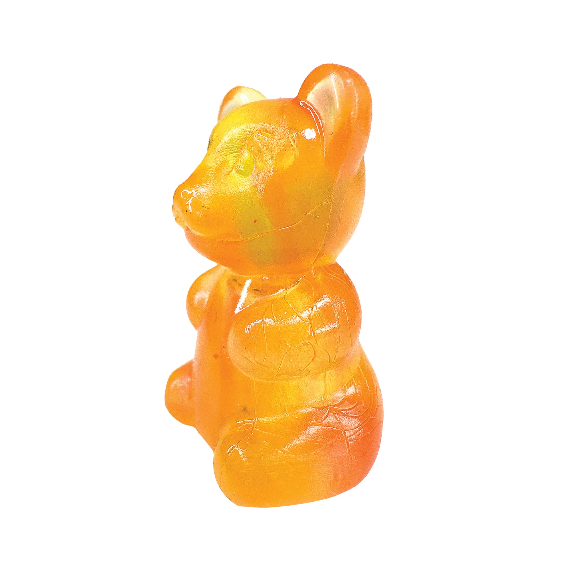 Scented 2-Color Gummy Bear Pencil Toppers - 24 per tub