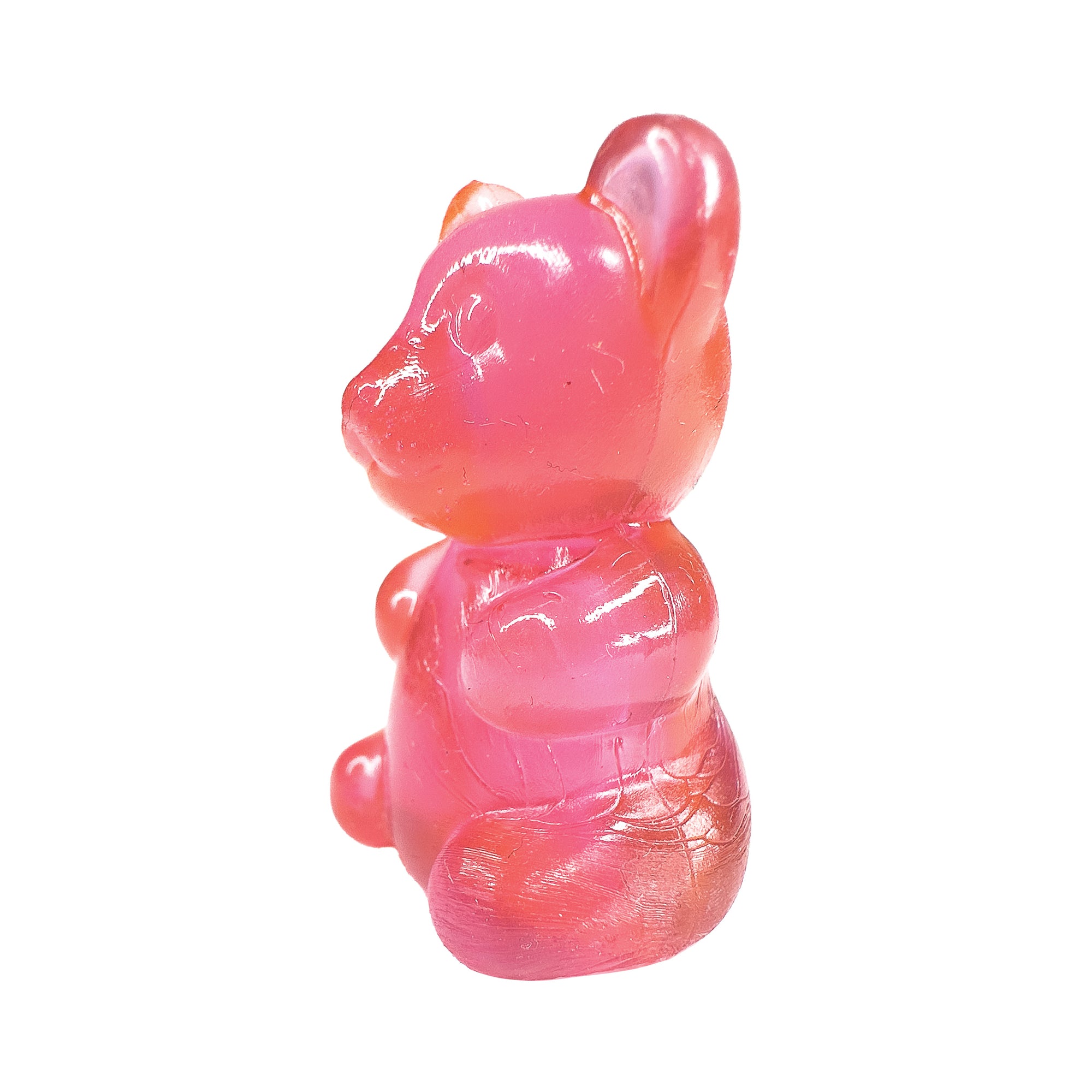 Scented 2-Color Gummy Bear Pencil Toppers - 24 per tub