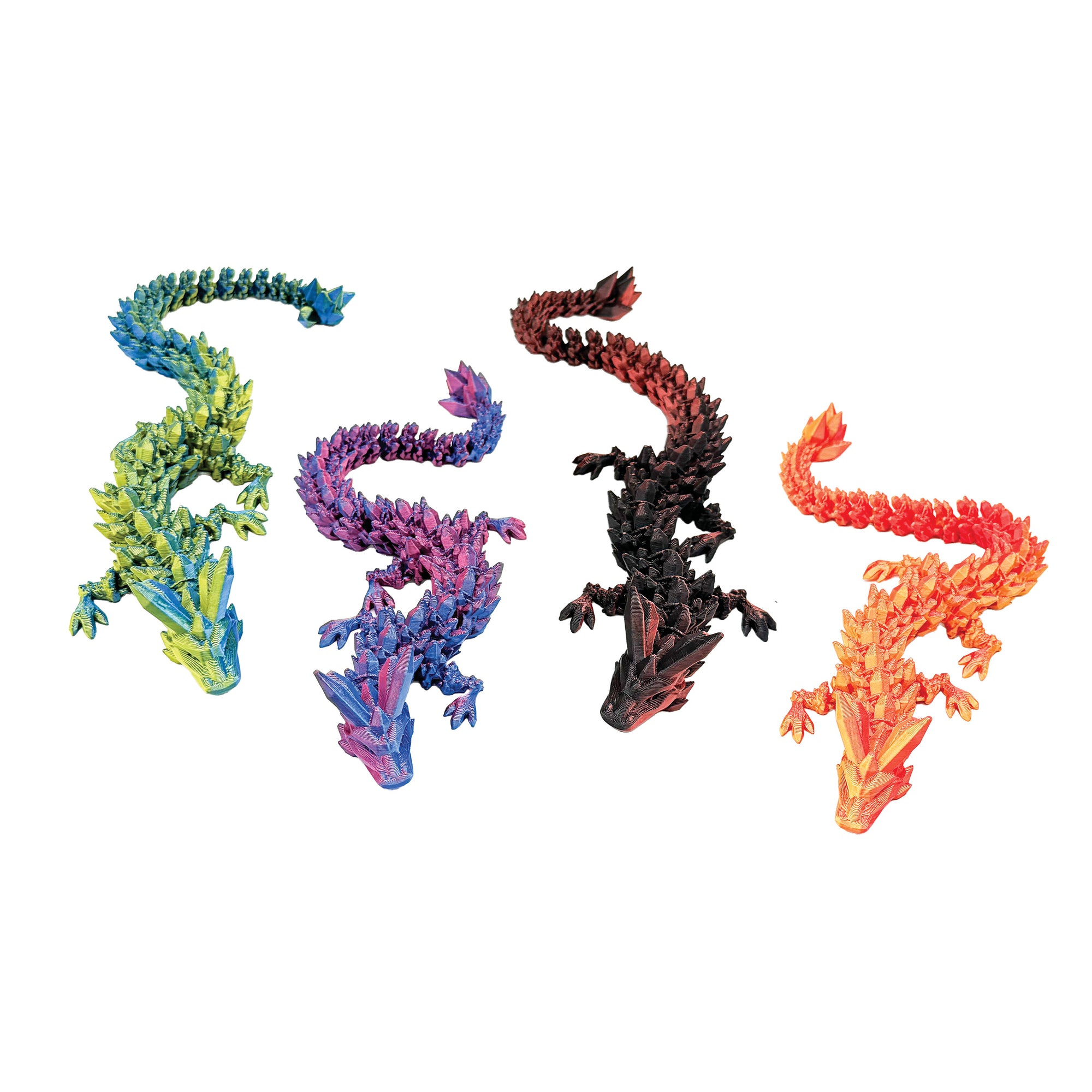 3D Printed Dragon Fidget Toys - 24 per box