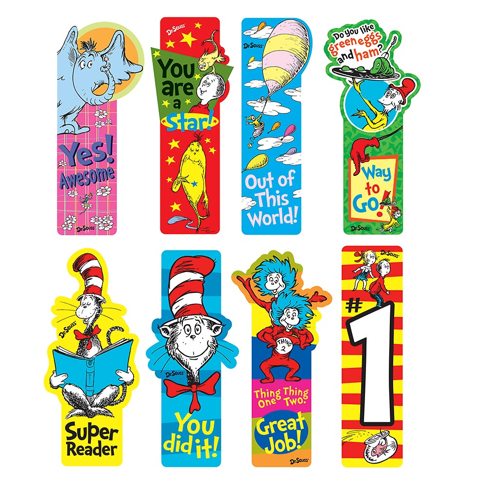 Dr. Seuss Incentive Bookmarks