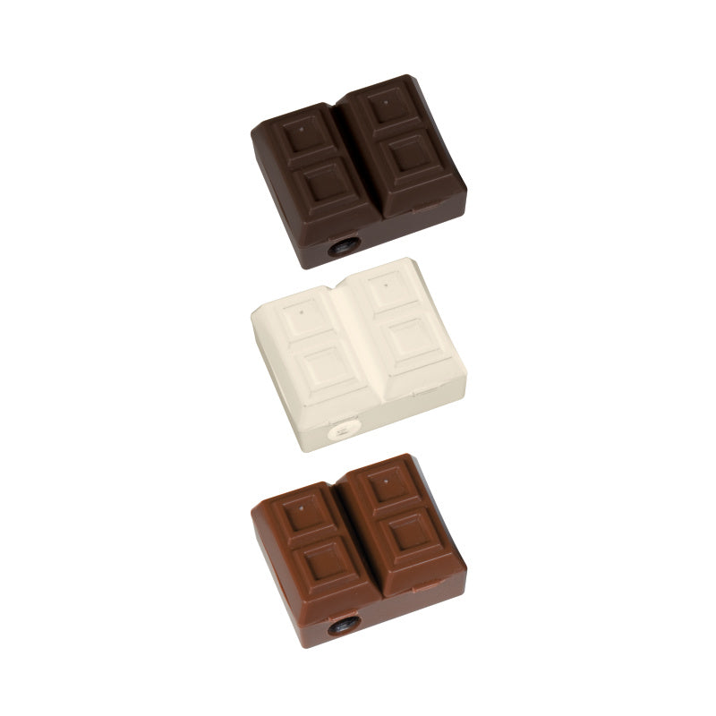 Chocolate Bar Pencil Sharpeners with Scented Erasers