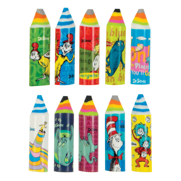 Dr. Suess BOOKISH ART ERASERS GOMMES