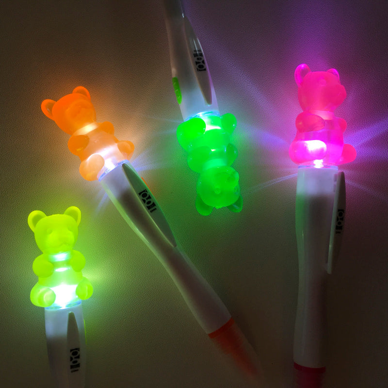 Scented Gummy Bear Light-Up Highlighters