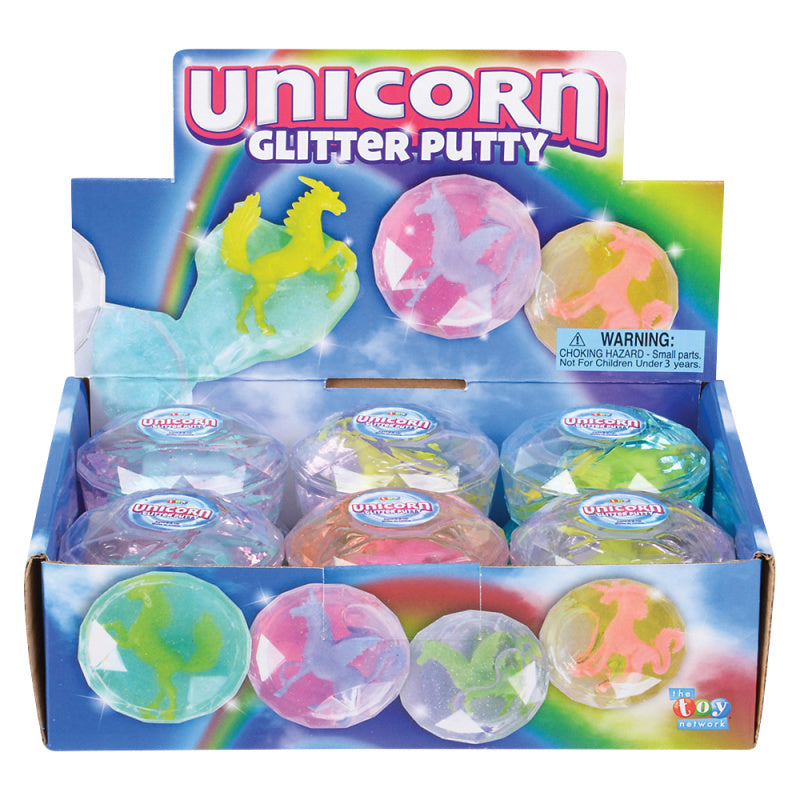 Glitter Slime W/ Unicorn Figures - Imagine That Toys