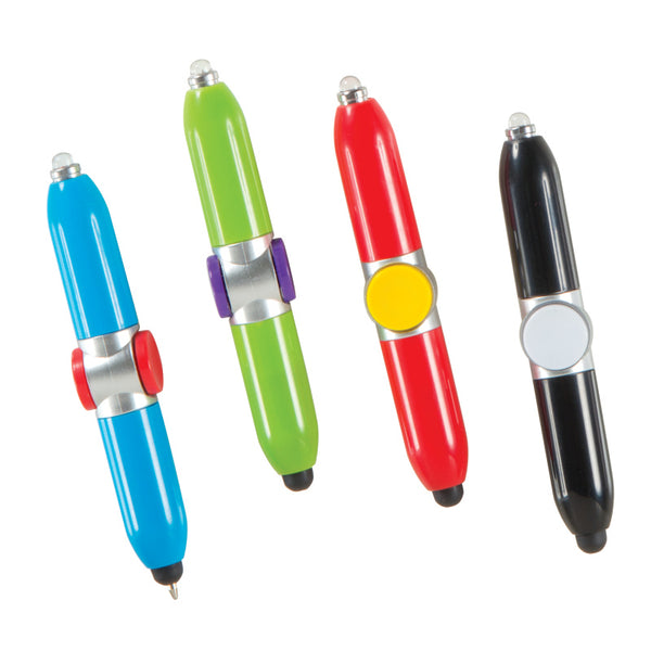 Spinning Topper Fidget Pens - 12 Pc.