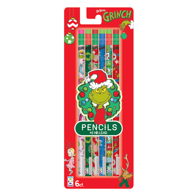 6ct. Dr. Seuss™ The Grinch Pencils