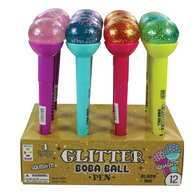 Glitter Boba Pens