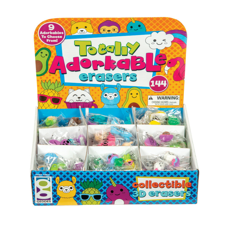 Totally Adorkable Erasers