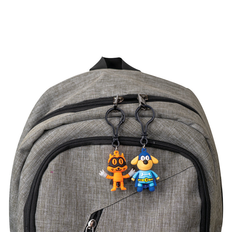 Dog Man Backpack Clip