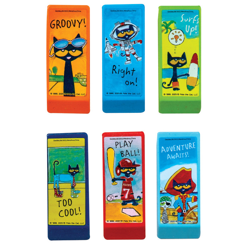 Pete the Cat Beveled Eraser