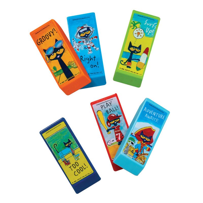 Pete the Cat Beveled Eraser