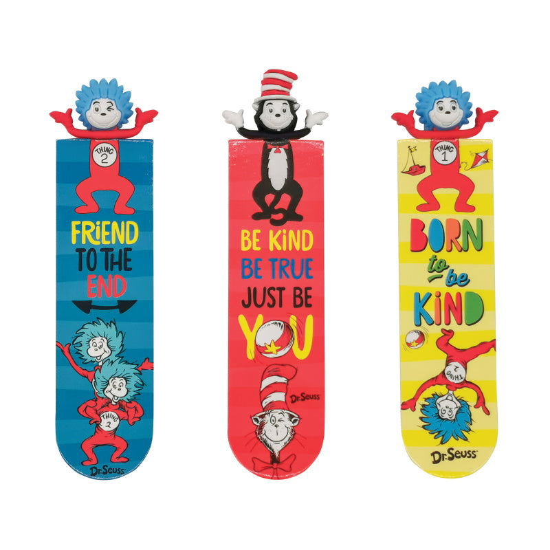 Dr Seuss 3D Bookmark