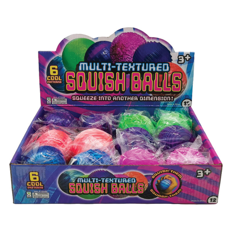 Multi Textured Squeeze Ball